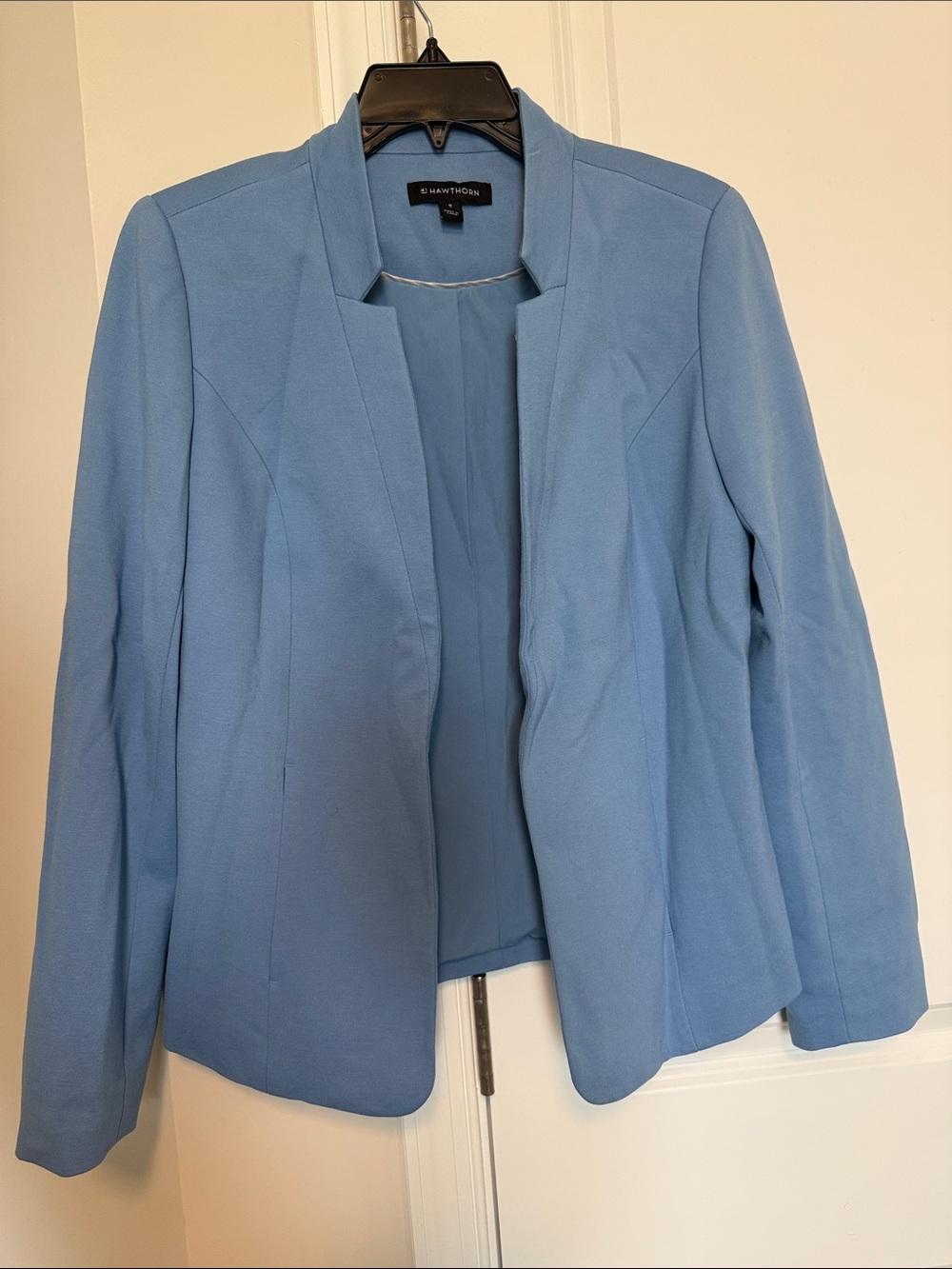 41 Hawthorn Blue Open Front Blazer Jacket